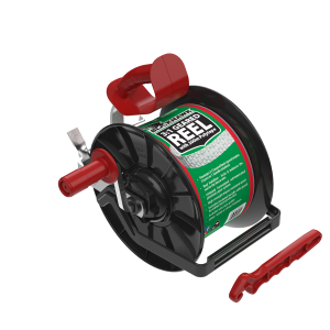 3:1 Black Hawk Geared Reel with 200m Polytape with guard